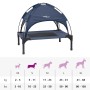 Cama para perro Manual Azul marino 62 x 48 x 61 cm Acero en Camas para perros | Comprar online en Foru.es