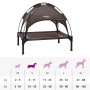 Cama para perro Manual Marrón 63 x 49,5 x 60 cm Acero en Camas para perros | Comprar online en Foru.es