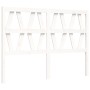 Estructura de cama con cabecero madera maciza blanco 120x200 cm de vidaXL, Camas y somieres - Ref: Foro24-3192487, Precio: 14...