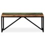 Banco de madera maciza reciclada 110x35x45 cm de vidaXL, Bancos para recibidores y almacenamiento - Ref: Foro24-244901, Preci...