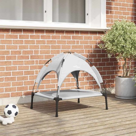 Cama para perro Manual Gris Plateado 63 x 49,5 x 60 cm Acero en Camas para perros | Comprar online en Foru.es