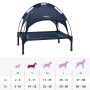Cama para perro Manual Azul marino 71 x 64 x 71 cm Acero en Camas para perros | Comprar online en Foru.es