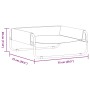 Cama para perro Manual Gris Claro 75 x 75 x 30 cm Acero en Camas para perros | Comprar online en Foru.es