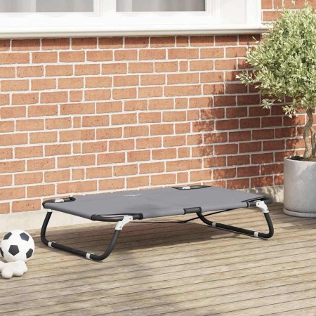 Cama para perro Manual Gris Claro 80 x 55 x 18 cm Acero en Camas para perros | Comprar online en Foru.es