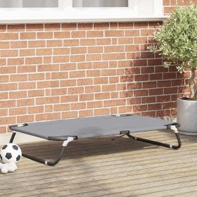 Cama para perro Manual Gris Claro 90 x 55 x 18 cm Acero en Camas para perros | Comprar online en Foru.es