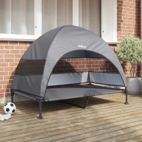 Cama Elevada para Perros Manual Gris Claro 127 x 81 x 108 cm en Camas para perros | Comprar online en Foru.es