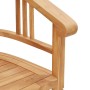 Silla 2 pcs Marrón 63 x 58 x 89 cm Madera de teca maciza en Sillas de jardín | Comprar online en Foru.es