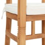 Silla 2 pcs Marrón 63 x 58 x 89 cm Madera de teca maciza en Sillas de jardín | Comprar online en Foru.es