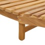 Tumbona Marrón 198 x 55 x 58.5 cm Madera de teca maciza en Tumbonas | Comprar online en Foru.es