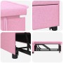 Sofá cama Rosa 194 x 50 x 82 cm Madera contrachapada en Sofás | Comprar online en Foru.es