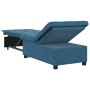Sofá cama Azul 194 x 67 x 82 cm Terciopelo en Sofás | Comprar online en Foru.es