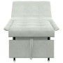 Sofá cama Gris Claro 194 x 67 x 82 cm Terciopelo en Sofás | Comprar online en Foru.es