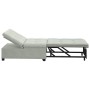 Sofá cama Gris Claro 194 x 67 x 82 cm Terciopelo en Sofás | Comprar online en Foru.es