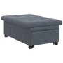 Sofá cama Gris oscuro 194 x 67 x 82 cm Terciopelo en Sofás | Comprar online en Foru.es