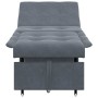 Sofá cama Gris oscuro 194 x 67 x 82 cm Terciopelo en Sofás | Comprar online en Foru.es