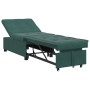 Sofá cama Verde oscuro 194 x 67 x 82 cm Terciopelo en Sofás | Comprar online en Foru.es
