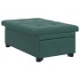 Sofá cama Verde oscuro 194 x 67 x 82 cm Terciopelo en Sofás | Comprar online en Foru.es