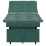 Sofá cama Verde oscuro 194 x 67 x 82 cm Terciopelo en Sofás | Comprar online en Foru.es
