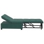 Sofá cama Verde oscuro 194 x 67 x 82 cm Terciopelo en Sofás | Comprar online en Foru.es