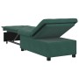 Sofá cama Verde oscuro 194 x 67 x 82 cm Terciopelo en Sofás | Comprar online en Foru.es