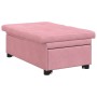 Sofá cama Rosa 194 x 67 x 82 cm Terciopelo en Sofás | Comprar online en Foru.es