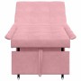 Sofá cama Rosa 194 x 67 x 82 cm Terciopelo en Sofás | Comprar online en Foru.es