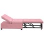 Sofá cama Rosa 194 x 67 x 82 cm Terciopelo en Sofás | Comprar online en Foru.es