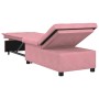 Sofá cama Rosa 194 x 67 x 82 cm Terciopelo en Sofás | Comprar online en Foru.es