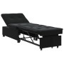 Sofá cama Negro 194 x 67 x 82 cm Terciopelo en Sofás | Comprar online en Foru.es