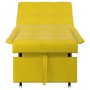 Sofá cama Amarillo 194 x 67 x 82 cm Terciopelo en Sofás | Comprar online en Foru.es
