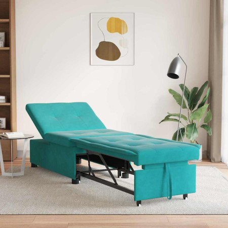 Sofá cama Tuquesa 194 x 67 x 82 cm Terciopelo en Sofás | Comprar online en Foru.es