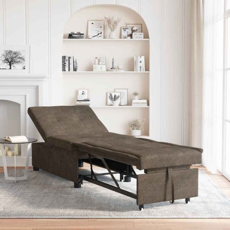 Sofá cama Gris oscuro 194 x 67 x 82 cm Tela Huahua en Sofás | Comprar online en Foru.es