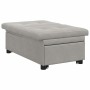 Sofá cama Gris Claro 194 x 67 x 82 cm Microfibra en Sofás | Comprar online en Foru.es