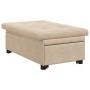 Sofá cama Crema 194 x 67 x 82 cm Microfibra en Sofás | Comprar online en Foru.es