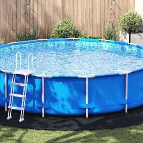 Lona para el fondo de la piscina Negro Ø 610 cm Tela no tejida en Cubiertas de piscina | Comprar online en Foru.es