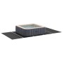Lona para el fondo de la piscina Ajustable Negro 550 x 280 cm en Cubiertas de piscina | Comprar online en Foru.es