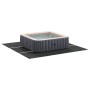 Lona para el fondo de la piscina Negro 396 x 396 x 0,1 cm en Cubiertas de piscina | Comprar online en Foru.es