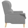 sillón Gris claro 76 x 94 x 102 cm tela en Sillones | Comprar online en Foru.es