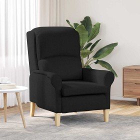 sillón Negro 76 x 94 x 102 cm tela en Sillones | Comprar online en Foru.es