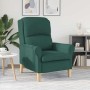 sillón Verde oscuro 76 x 94 x 102 cm tela en Sillones | Comprar online en Foru.es
