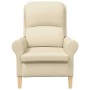sillón Crema 76 x 94 x 102 cm tela en Sillones | Comprar online en Foru.es