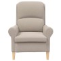 sillón Gris claro 76 x 94 x 102 cm Tela Sharpa en Sillones | Comprar online en Foru.es