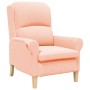 sillón Rosa 76 x 94 x 102 cm Tela Sharpa en Sillones | Comprar online en Foru.es