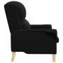 sillón Negro 76 x 94 x 102 cm Tela Sharpa en Sillones | Comprar online en Foru.es