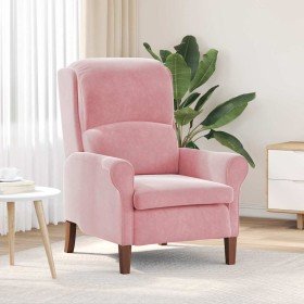 sillón Rosa 76 x 94 x 102 cm Terciopelo en Sillones | Comprar online en Foru.es
