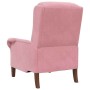 sillón Rosa 76 x 94 x 102 cm Terciopelo en Sillones | Comprar online en Foru.es