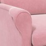 sillón Rosa 76 x 94 x 102 cm Terciopelo en Sillones | Comprar online en Foru.es