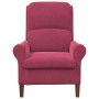 sillón Rojo vino tinto 76 x 94 x 102 cm Terciopelo en Sillones | Comprar online en Foru.es