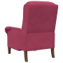 sillón Rojo vino tinto 76 x 94 x 102 cm Terciopelo en Sillones | Comprar online en Foru.es