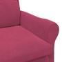 sillón Rojo vino tinto 76 x 94 x 102 cm Terciopelo en Sillones | Comprar online en Foru.es